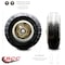 Service Caster 8" x 2.75" Flat Free Hand Truck Dolly Wheel Only w/2.25" Offset Hub&Ball Bearing SCC-NFB280-4O-BRGKIT - alternate 4